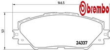 FRONT BRAKE PAD SET P 83 071