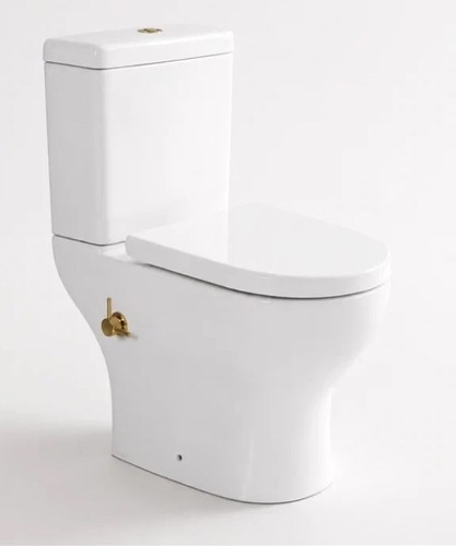 Round combined toilet - wc,