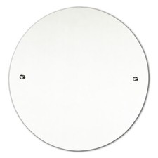 Round Drilled Mirror Wall Mounted Frameless Bathroom Living Room A Must Have