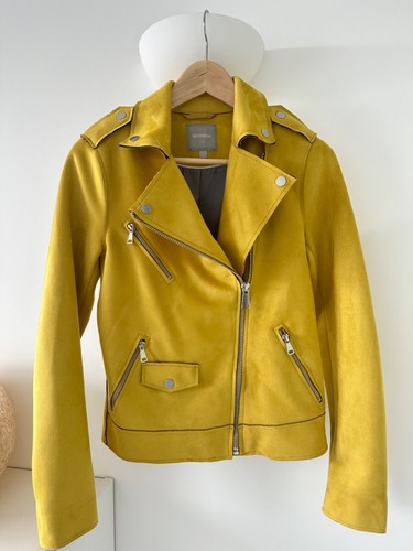 Zara faux suede biker - zara,