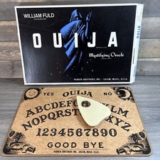 Vtg Parker Brothers Ouija Board No. 600 1960's William Fuld - Good Condition!