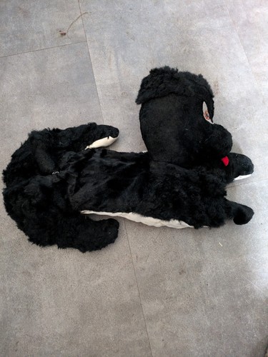 Vintage plush dog child - vintage, child's