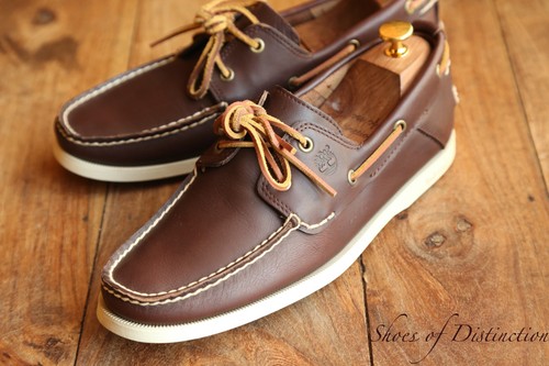 Timberland brown leather boat - timberland,