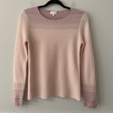 TSE Cashmere Silk Waffle Knit