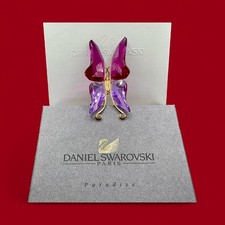 Swarovski Crystal Butterfly Paradise Acadia purple BROOCH in silver/GP