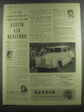 1953 Austin A70 Hereford Car
