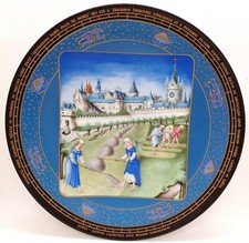 D'Arceau-Limoges France 1982 First Limited Edition "Juin" Plate - 25cm