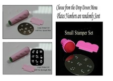  Nail Art Stamping Konad styled Kit -  Decoration Image Plate, Stamper, Scraper