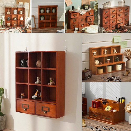 Drawers wooden storage box - storage,
