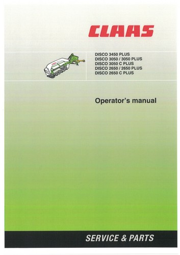 Claas disco 2650 3050 - claas,