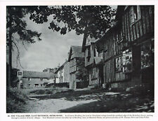 East Hendred Village Shop Berkshire Vintage Picture Old Print 1952 CLPBOB3#40