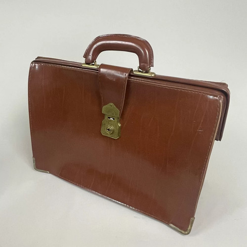Vintage brown tan leather - vintage,