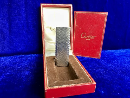 Cartier lighter vintage silver - cartier,