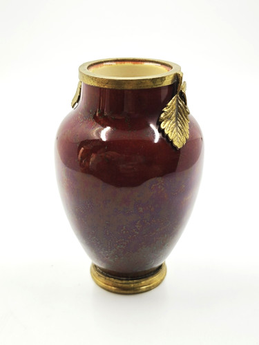 Miniature vase sèvres red - sèvres,