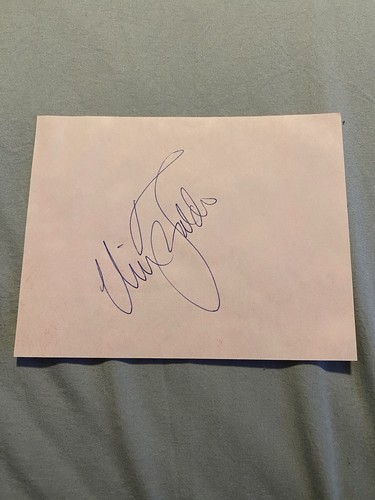 Nick faldo golf signed index - signed,