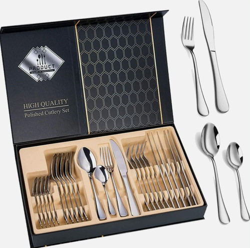 24pcs high quality silver - 24pcs,