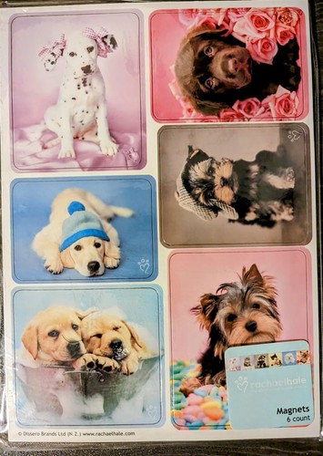 Puppies dog fridge magnets - puppies,