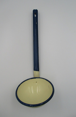 Vintage enamel black handle - vintage,