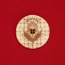 Large engraved Button -