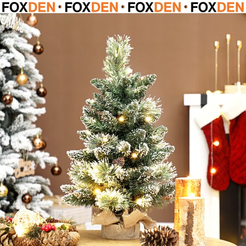 Tabletop christmas tree - tree, prelit