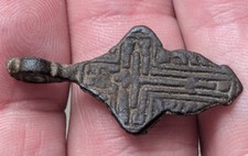 Medieval Bronze Cross with