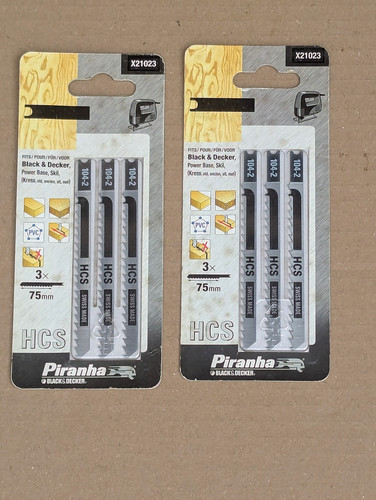 Packs black decker piranha - black, &