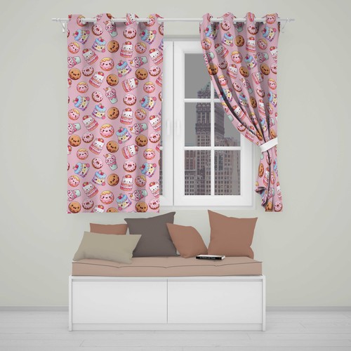 Blackout eyelet curtains - blackout,