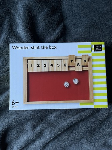 Wooden shut the box family - wooden,