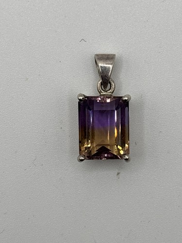 Sterling silver ametrine - silver,