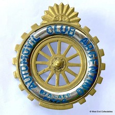 Vintage Car Badge Automovil