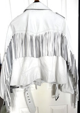 Nasty Gal White Real Leather