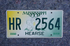 Mississippi HEARSE License