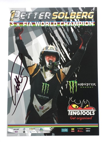 Petter solberg hand signed - petter,