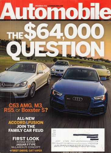 Automobile magazine december - magazine,