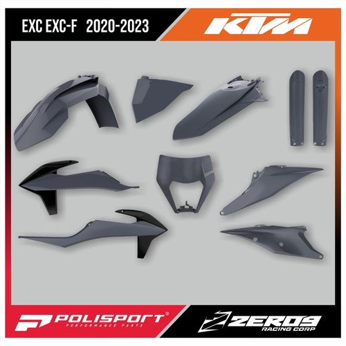 Ktm plastics kit exc - plastics, /