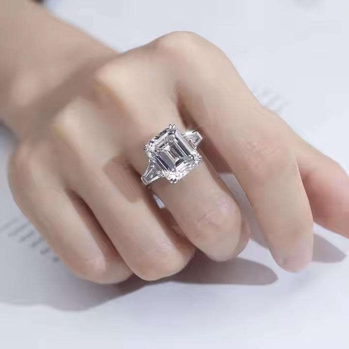 3ct emerald moissanite diamond - emerald,