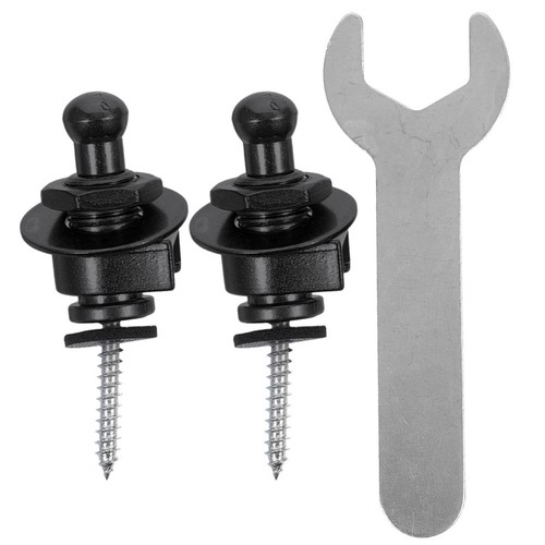 2pcs guitar strap end - end, pins