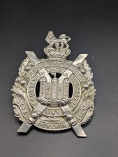 VICTORIAN KOSB KINGS OWN SCOTTISH BORDERERS GLENGARRY CAP BADGE - WM - QVC