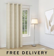 Cream 66x84" Eyelet Chenille