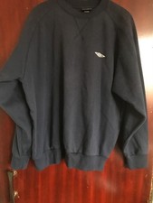 Mens vintage “Umbro” Navy round necked  sweatshirt size XL