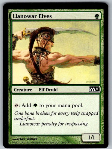 Mtg llanowar elves 184 common - elves,