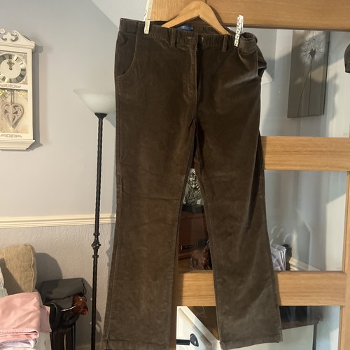 Ladies brown straight leg
