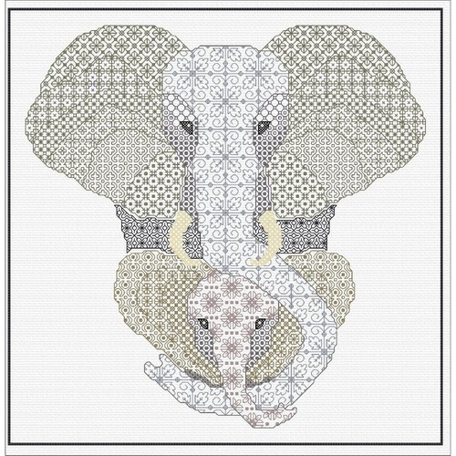 Doodlecraft blackwork kit - doodlecraft,