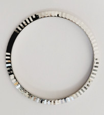 Italian 18K White Gold Fluted