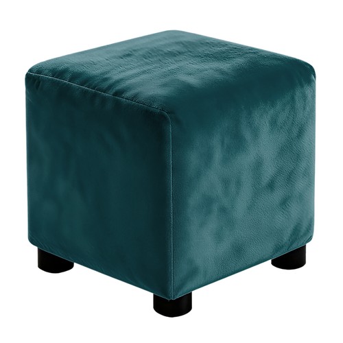 Square footstool slipcover - footstool,