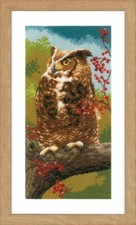 Vervaco Cross Stitch Kit -  Owl in Autumn