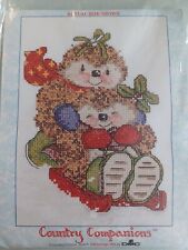 NEW, UNUSED, DMC COUNTRY COMPANIONS COUNTED CROSS STITCH KIT 'SLEIGH RIDE'.