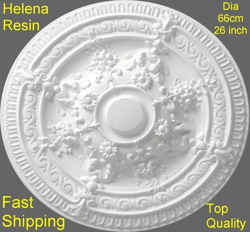 Ceiling rose resin strong - rose,