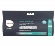 Harris Ultimate Walls & Ceilings 9" Powercoat Paint Roller Sleeve x 2 Twin Pack