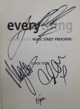 Simon Price EVERYTHING: A BOOK ABOUT MANIC STREET PREACHERS Signed Nicky James